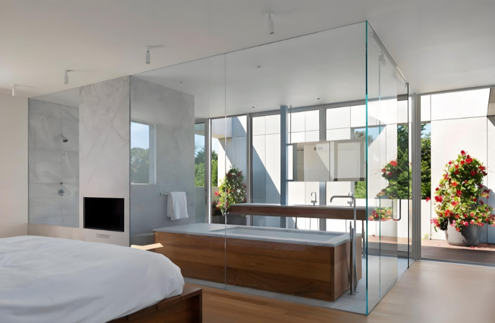 为什么好多酒店的浴室是透明的？